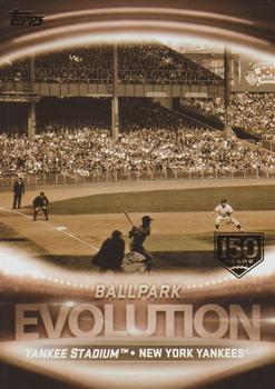 2019 Topps - Evolution Of 150th Anniversary #EO-13 Yankee Stadium Front