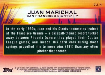 2019 Topps - Cactus League Legends #CLL-4 Juan Marichal Back
