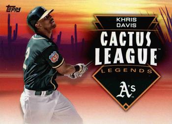 2019 Topps - Cactus League Legends #CLL-28 Khris Davis Front
