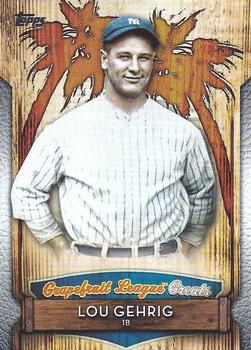 2019 Topps - Grapefruit League Greats #GLG-8 Lou Gehrig Front
