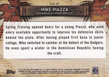 2019 Topps - Grapefruit League Greats #GLG-25 Mike Piazza Back