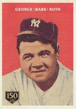 2019 Topps - Iconic Card Reprints 150th Anniversary #ICR-4 Babe Ruth Front