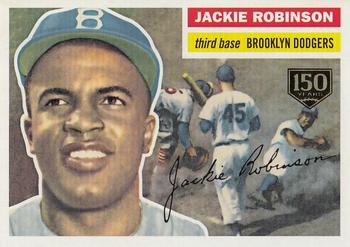 2019 Topps - Iconic Card Reprints 150th Anniversary #ICR-9 Jackie Robinson Front