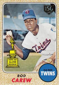 2019 Topps - Iconic Card Reprints 150th Anniversary #ICR-13 Rod Carew Front