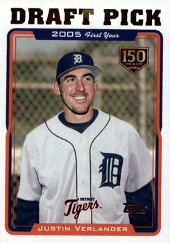 2019 Topps - Iconic Card Reprints 150th Anniversary #ICR-23 Justin Verlander Front