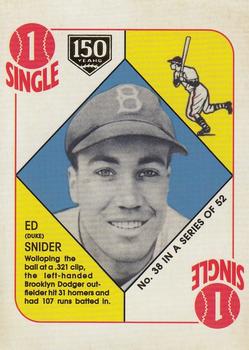 2019 Topps - Iconic Card Reprints 150th Anniversary #ICR-40 Duke Snider Front