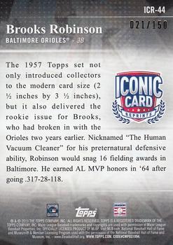2019 Topps - Iconic Card Reprints 150th Anniversary #ICR-44 Brooks Robinson Back