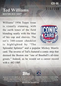 2019 Topps - Iconic Card Reprints 150th Anniversary #ICR-66 Ted Williams Back