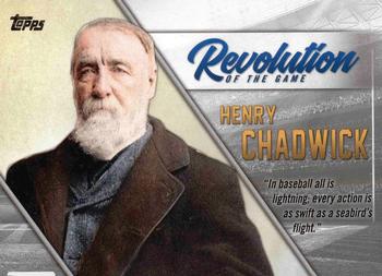 2019 Topps - Revolution of the Game #REV-7 Henry Chadwick Front