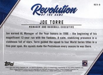 2019 Topps - Revolution of the Game #REV-8 Joe Torre Back