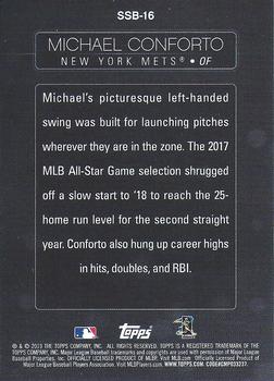 2019 Topps - Stars of the Game #SSB-16 Michael Conforto Back