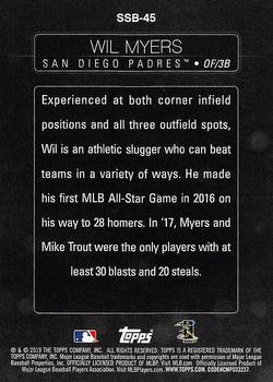 2019 Topps - Stars of the Game #SSB-45 Wil Myers Back