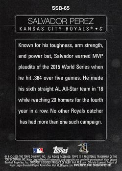 2019 Topps - Stars of the Game #SSB-65 Salvador Perez Back