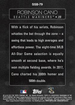 2019 Topps - Stars of the Game #SSB-79 Robinson Cano Back