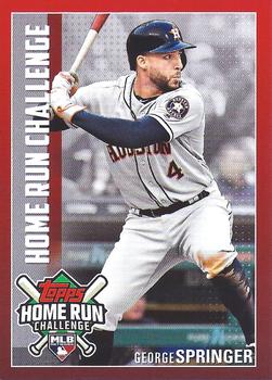 2019 Topps - Home Run Challenge Codes #HRC-28 George Springer Front