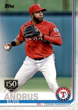 2019 Topps - 150th Anniversary #62 Elvis Andrus Front