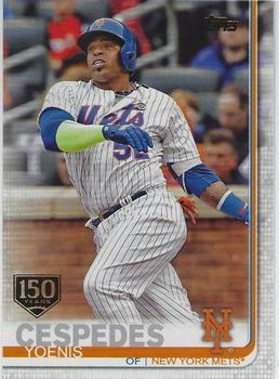 2019 Topps - 150th Anniversary #128 Yoenis Cespedes Front