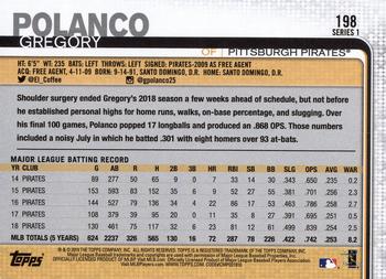2019 Topps - 150th Anniversary #198 Gregory Polanco Back