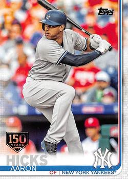 2019 Topps - 150th Anniversary #260 Aaron Hicks Front