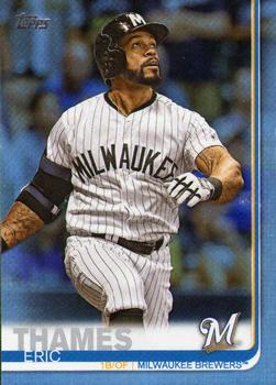 2019 Topps - Rainbow Foil #695 Eric Thames Front