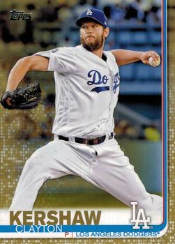 2019 Topps - Gold #10 Clayton Kershaw Front