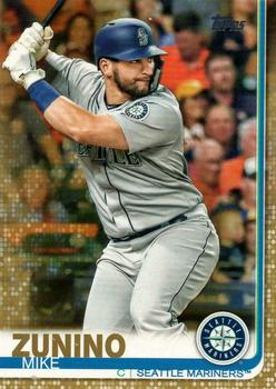 2019 Topps - Gold #11 Mike Zunino Front