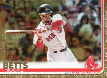 2019 Topps - Gold #50 Mookie Betts Front