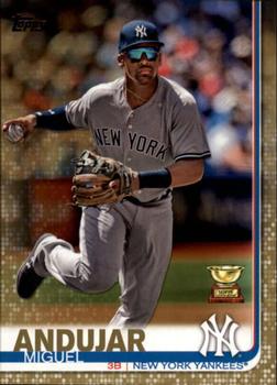 2019 Topps - Gold #132 Miguel Andujar Front