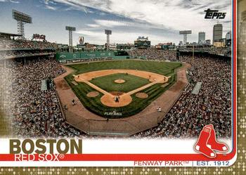 2019 Topps - Gold #160 Fenway Park Front
