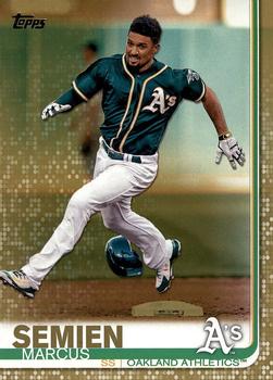 2019 Topps - Gold #201 Marcus Semien Front