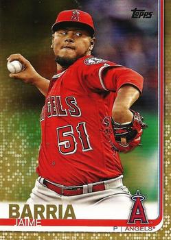 2019 Topps - Gold #206 Jaime Barria Front