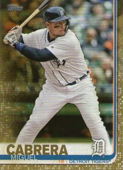 2019 Topps - Gold #230 Miguel Cabrera Front