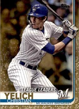 2019 Topps - Gold #239 Christian Yelich Front