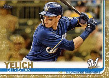 2019 Topps - Gold #300 Christian Yelich Front
