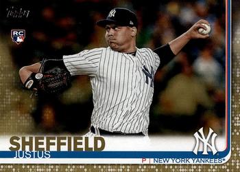 2019 Topps - Gold #306 Justus Sheffield Front