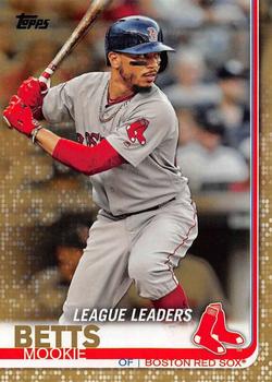 2019 Topps - Gold #312 Mookie Betts Front