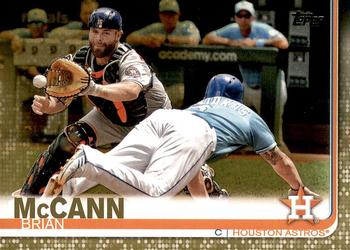 2019 Topps - Gold #322 Brian McCann Front