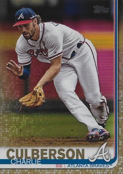 2019 Topps - Gold #369 Charlie Culberson Front