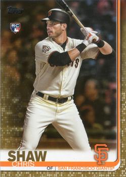 2019 Topps - Gold #611 Chris Shaw Front