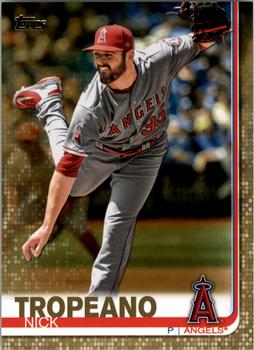 2019 Topps - Gold #615 Nick Tropeano Front