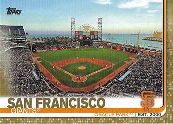 2019 Topps - Gold #616 Oracle Park Front
