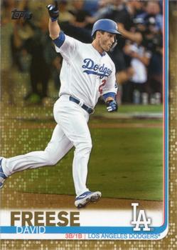 2019 Topps - Gold #665 David Freese Front
