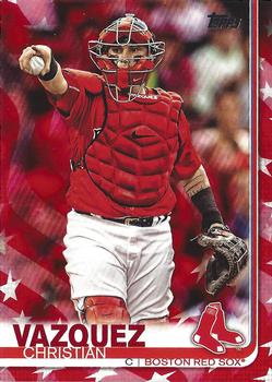 2019 Topps - Independence Day #373 Christian Vazquez Front