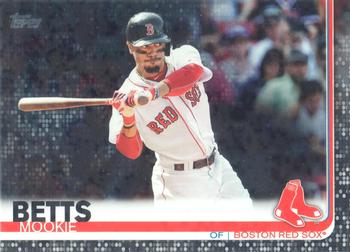 2019 Topps - Black #50 Mookie Betts Front