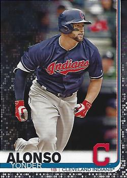 2019 Topps - Black #328 Yonder Alonso Front