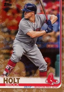 2019 Topps - Memorial Day Camo #546 Brock Holt Front