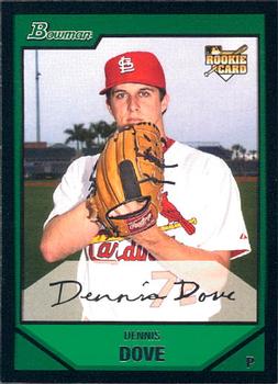 2007 Bowman Draft Picks & Prospects #BDP24 Dennis Dove Front