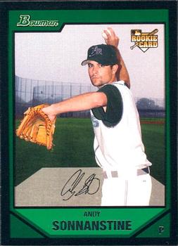 2007 Bowman Draft Picks & Prospects #BDP44 Andy Sonnanstine Front
