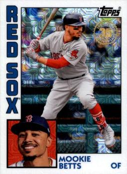 2019 Topps - 1984 Topps Baseball 35th Anniversary Chrome Silver Pack (Series One) #T84-5 Mookie Betts Front