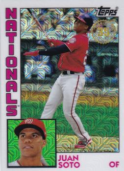 2019 Topps - 1984 Topps Baseball 35th Anniversary Chrome Silver Pack (Series One) #T84-26 Juan Soto Front